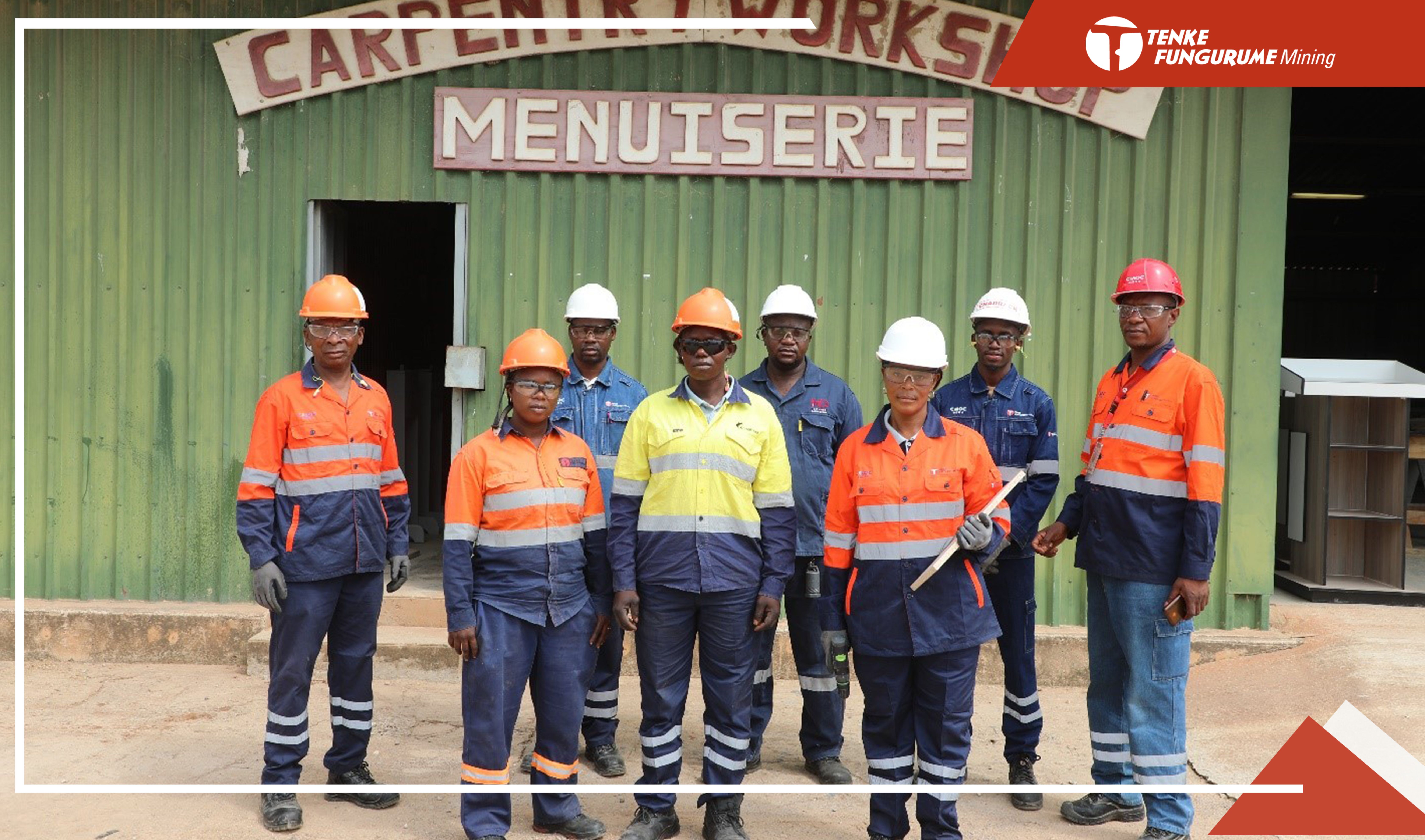 Innovative Leadership: Fat Tshipeng, Carpentry Workshop Supervisor at Tenke Fungurume Mining SA · Official website of Tenke Fungurume Mining (TFM)