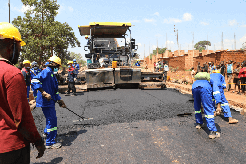 TFM Initiates 2.3 Km Road Paving in Tenke · Official website of Tenke Fungurume Mining (TFM)